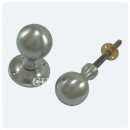 Ball Rim Door Knobs 45mm Brass Bronze Chrome and Nickel