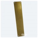 Door Finger Plates in Brass Bronze Chrome Nickel