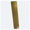 Croft Door Finger Plates in Brass Bronze Chrome Nickel