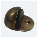 Floor Door Stop Raised Base in Brass and Bronze Finishes