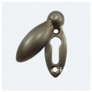 Teardrop Escutcheon in Brass Bronze Chrome Nickel