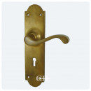 Croft Sheringham Lock Lever Handles Brass Bronze Chrome Nickel