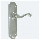 Sheringham Latch Lever Handles Brass Bronze Chrome Nickel