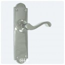 Croft Sheringham Latch Lever Handles Nickel Crome Brass or Bronze