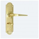 Croft Brockton Bathroom Lever Handles Brass Bronze Chrome or Nickel 