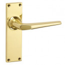 Croft Brockton Latch Lever Handles Brass Bronze Chrome Nickel