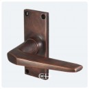 Brockton Latch Lever Handles Brass Bronze Chrome Nickel