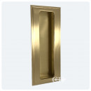 Stepped Edge Rectangular Bathroom Pocket Door Flush Pulls Various Finishes