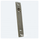 Rectangular Pocket Door Edge Pulls in Brass Bronze Chrome or Nickel