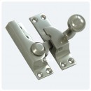 Ball Sash Fastener in Brass Bronze Chrome or Nickel