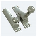 Croft Ball Sash Fastener in Brass Bronze Chrome or Nickel