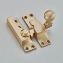 Croft Ball Sash Fastener in Brass Bronze Chrome or Nickel