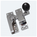Black Ball Sash Fastener in Brass Bronze Chrome or Nickel