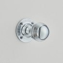 Croft Reeded Mortice/Rim Knobs Brass Bronze Chrome or Nickel