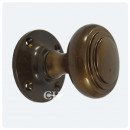 Stepped Rim Door Knobs Brass Bronze Chrome Nickel