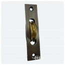 Sash Window Axle Pulley in Brass Chrome Nickel or Bronze