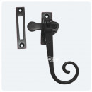 Curly Tail Casement Fastener in Brass Bronze Chrome Nickel