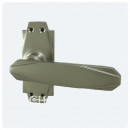 Art Deco Door Lever Handles in Brass Bronze Nickel or Chrome