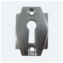 Croft Art Deco Escutcheon in Chrome or Nickel