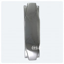 Art Deco Finger Plate in Brass Bronze Nickel or Chrome