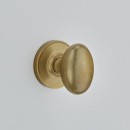 Croft Large Oval Door Knobs Concealed Rose Nickel Chrome Brass or Bronze