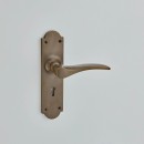 Croft Oxford Lever Handles in Brass Bronze Chrome or Nickel