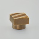 Croft Wave Textured Cabinet Knobs In Brass Bronze or Nickel