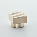 Croft Wave Textured Cabinet Knobs In Brass Bronze or Nickel