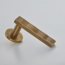 Croft Wave Textured Lever Handles In Brass Bronze or Nickel