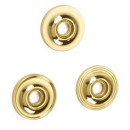 Croft Large Oval Door Knobs Concealed Rose Brass Bronze Chrome Nickel