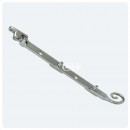 Curly Tail Casement Stay in Brass Bronze Chrome Nickel