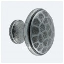 Beaten Cupboard Knob 30mm Pewter