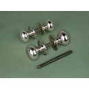 Small Cottage Door Knobs Nickel