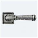 Finesse Design Pewter Durham Door Handles on Square Rose