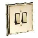 Brassart Edwardian Light Switches Brass Bronze Chrome or Nickel