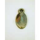 Beehive Escutcheon in Aged Brass