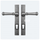 Finesse Pewter Durham Multi Point Entry Handles