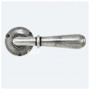 Finesse Design Pewter Fenwick Lever Door Handles on Rose