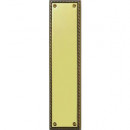 Georgian Finger Plate in Polished Brass