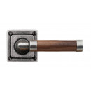 Finesse Design Pewter Milton Lever Door Handles on Square Rose