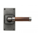 Finesse Design Pewter Milton Lever Door Handles Latch Backplate