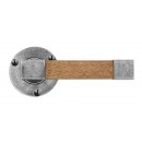 Finesse Design Pewter Eden Lever Door Handles on Rose