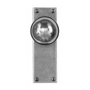 Finesse Design Pewter Pelton Knobs on Latch Backplate