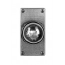 Finesse Design Pewter Pelton Knobs on Jesmond Latch Backplate
