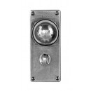 Finesse Design Pewter Pelton Knobs on Jesmond Bathroom Backplate