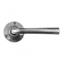 Finesse Design Pewter Tunstall Lever Door Handles on Rose