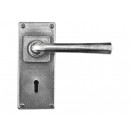 Finesse Design Pewter Tunstall Lever Handles on Jesmond Backplate