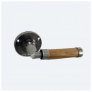 Finesse Design Pewter Milton Lever Door Handles on Rose
