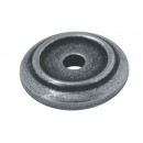 Finesse Pewter Cabinet Door Knob Base Roses