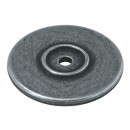 Finesse Pewter Cabinet Door Knob Base Roses